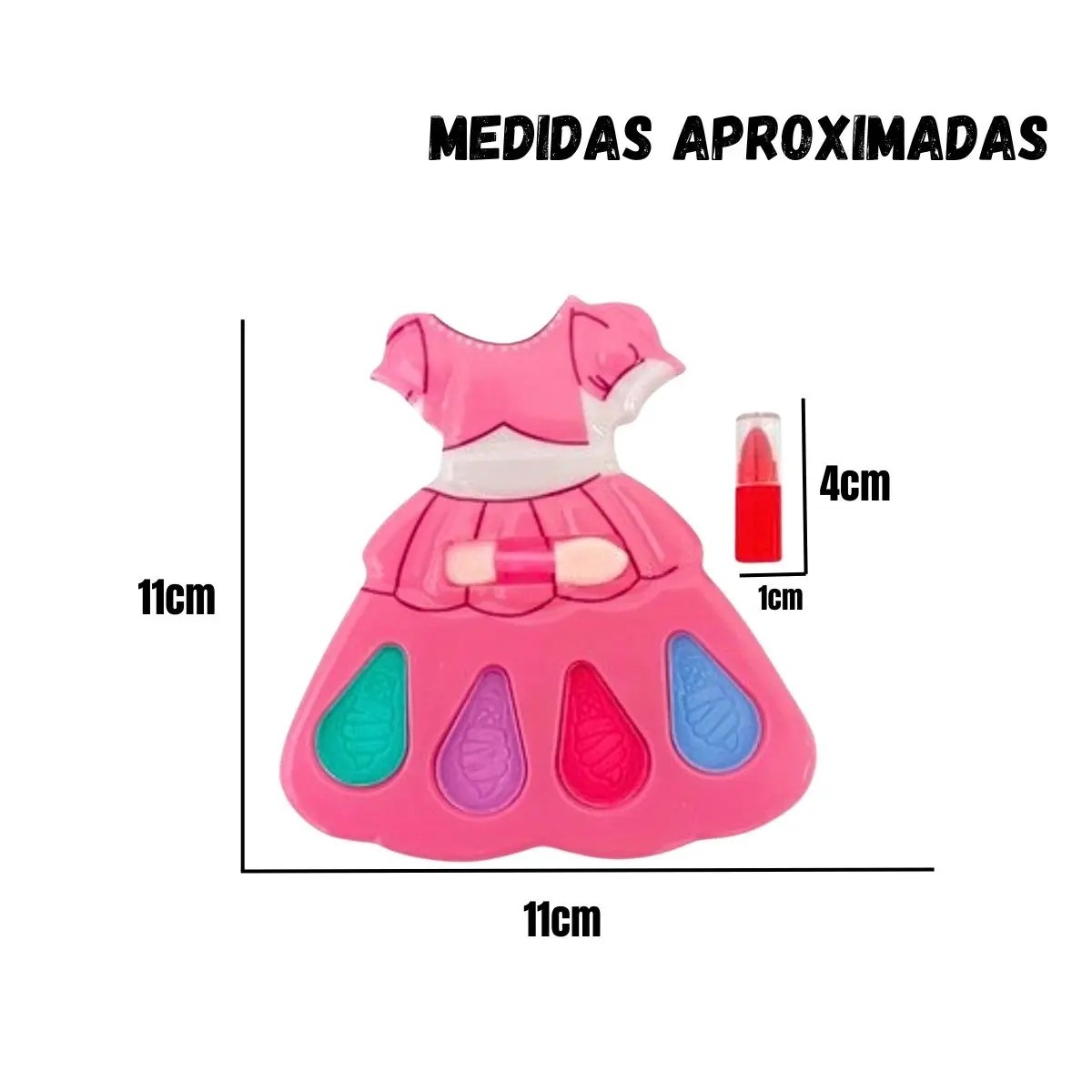 ESTOJO MAQUIAGEM VESTIDO